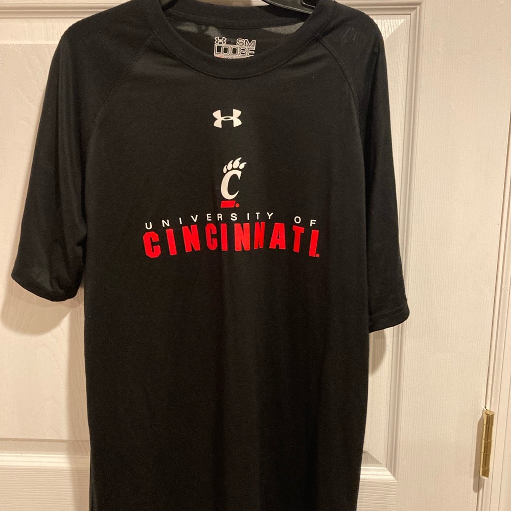 Under Armour Black University of Cincinnati Tee